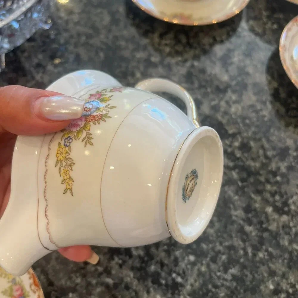 Vintage Grace China Formal Garden Vintage Porcelain Creamer
